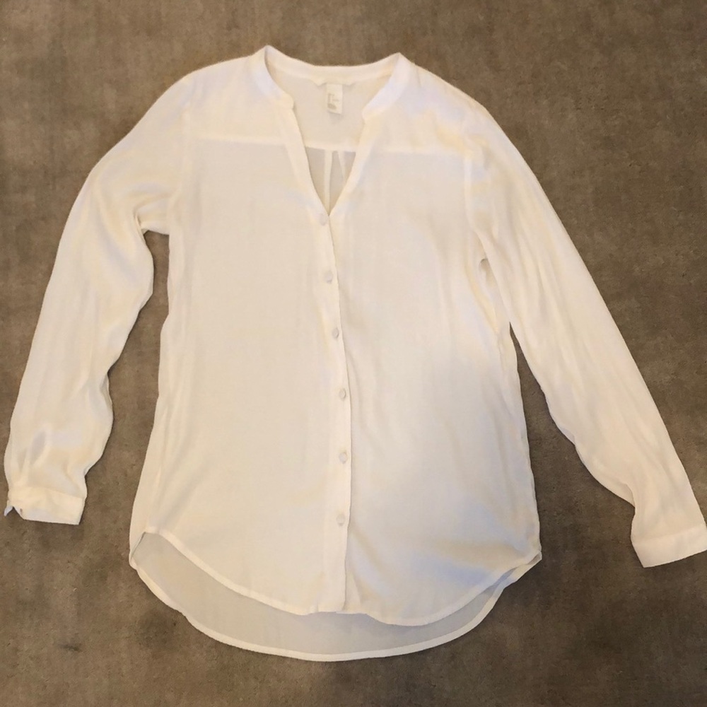 H&M White button down